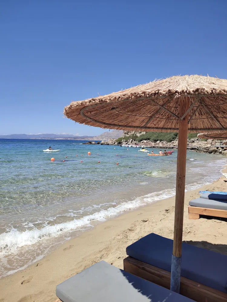 Plage de Pefkos, Rhodes