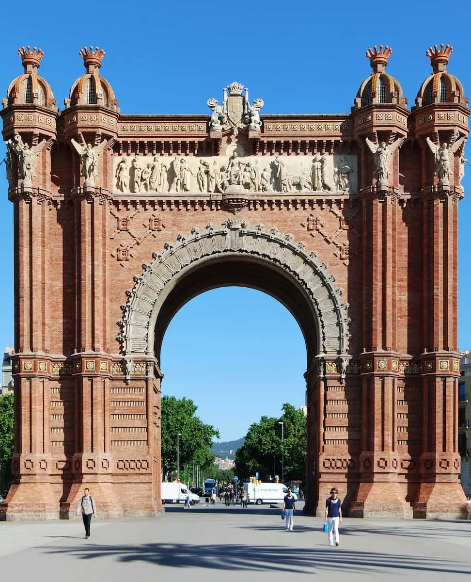 Arc de triomphe, Barcelone