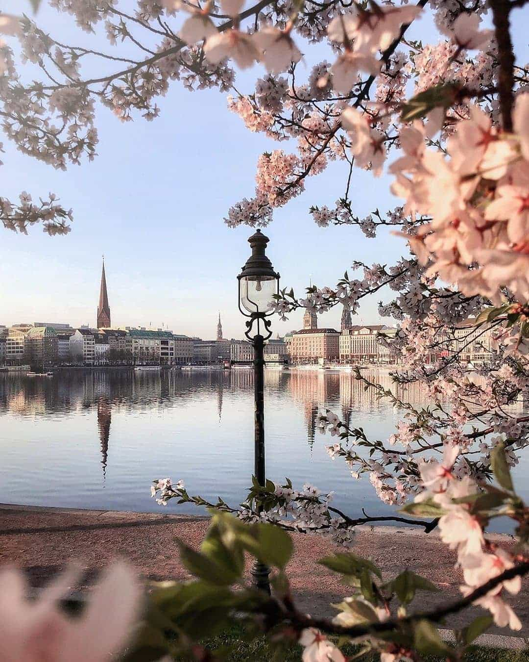 Lacs Alster, Hambourg, Allemagne