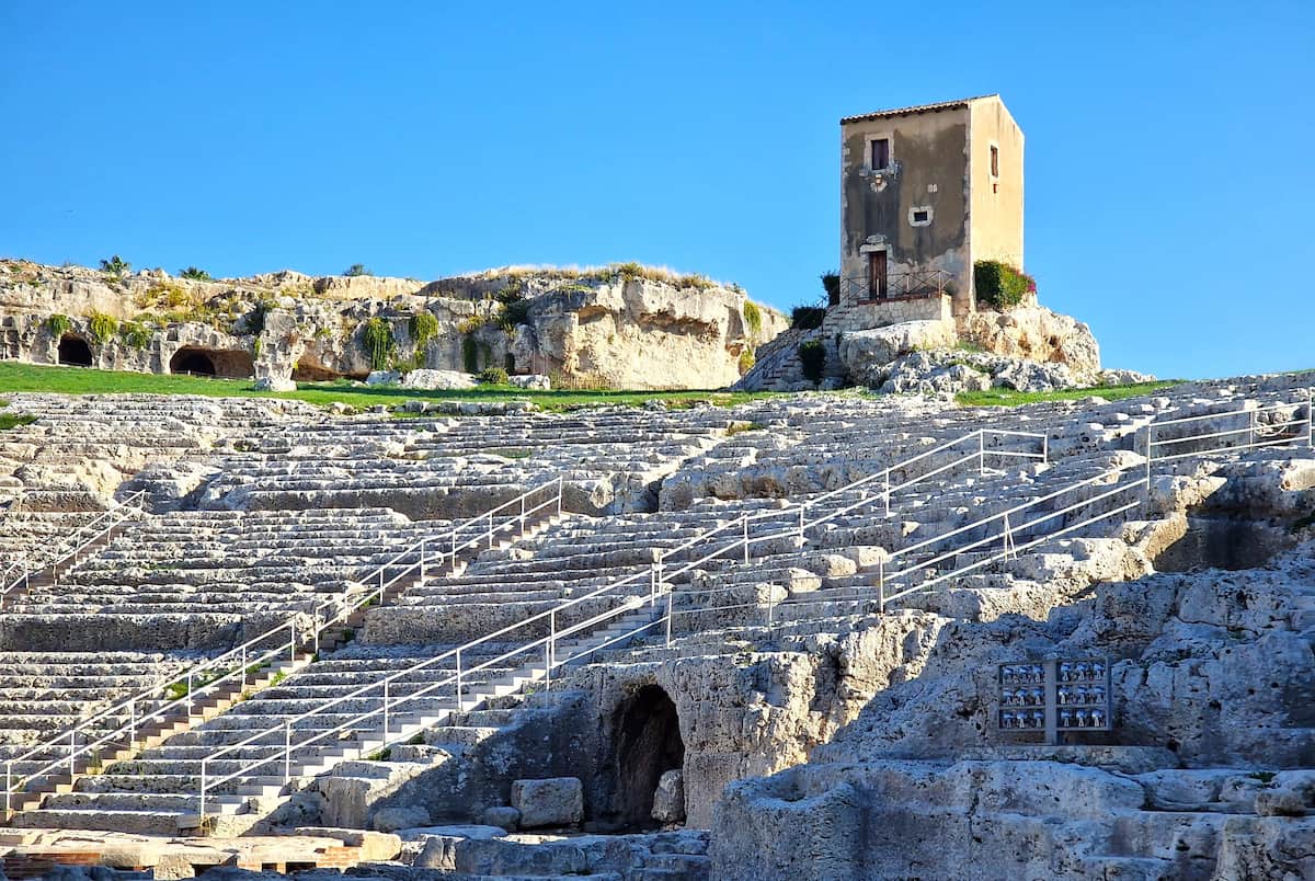 Zone du parc archéologique de Neapolis, Italie