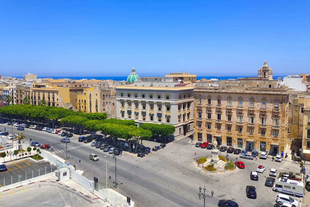 Vieille ville de Trapani, Italie