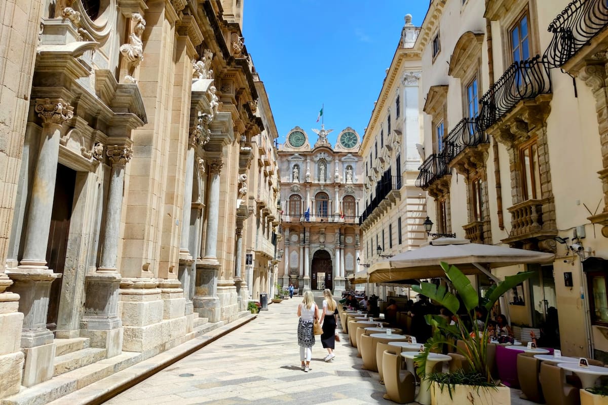 Vieille ville de Trapani, Italie