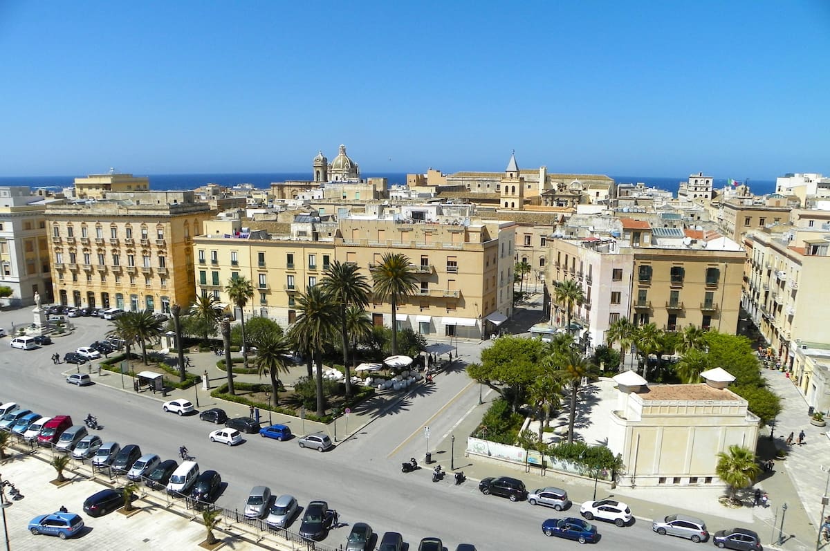 Vieille ville de Trapani, Italie